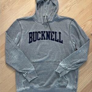 Gray Bucknell Men's Hoodie